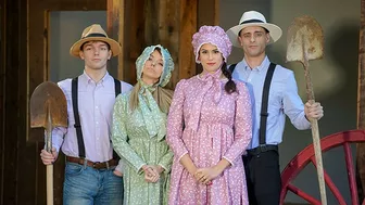 Busty Step Moms Pristine Edge & Penny Barber Swap And Bang Hard Their Amish Step Sons - MomSwap