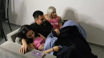 Movie night with my girlfriend and her friend