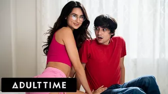 ADULT TIME - Stepsis Eliza Ibarra Accidentally Fucks Her Stepbro After Putting On The Wrong Glasses!