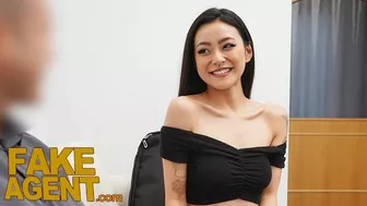 Fake Agent Asian babe Rae Lil Black fucked on the casting couch