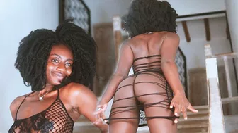 Sexy Ebony Princess Lingerie Try On!, She Is absolutely Gorgeous!