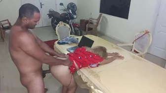 Housemaid interview is fucked and swallows all the cum