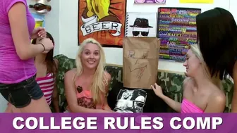 COLLEGE RULES - Collection Of Teen Sluts Fucking Frat Boys In The Dorms