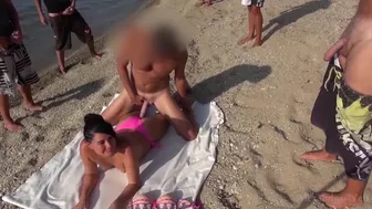 Public! Massenfick-Treff am Banana-Beach mit Abspritzgarantie