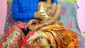 Newly married wife nice blowjob & hard fuck.