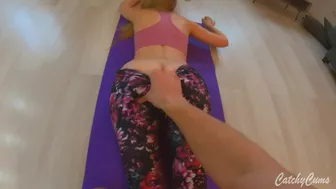 Couldn't resist my stepsister in yoga pants while parents were away