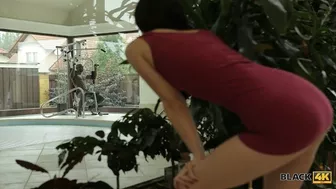 BLACK4K. Athletic black guy Gorge satisfies pale-skinned manager