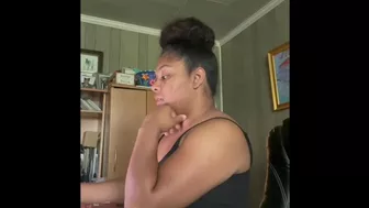 School Girl Plays with her WET PUSSY and Claps her FAT ASS