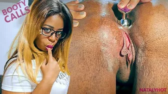 Nataly fucked her big butt for the first time ever! She tries with two buttplugs! (Anal)