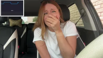 Braless pit stop in the drive thru with my lush on MAX!