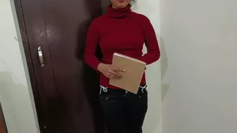 Hot Indian Desi village college girlfriend was fucking with boyfriend on hostel in clear Hindi audio