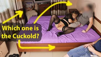 Triple Creampie! Husband watches wife get fucked by two friends -SanyAny