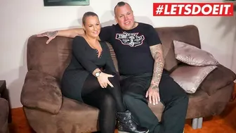 LETSDOEIT - German Tattooed Couple Fucks For the First Time on Tape