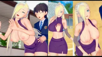 [Hentai Game Koikatsu! ]Have sex with Big tits Naruto Ino Yamanaka.3DCG Erotic Anime Video.