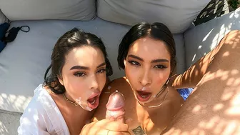 I have a surprise for you... The best double blowjob | Capri, Italy