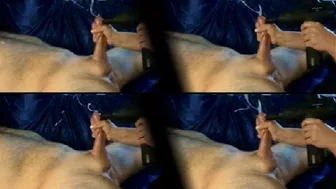 Hand job 008 - she uses a MASSAGER on his HARD COCK to a CUM EXPLOSION! - General Buttfuckingnaked