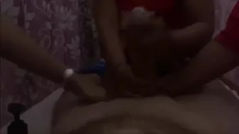 6 Hand Happy Ending Massage Part 2 with Cumshot - AsianMassageSex dot com FIRST MONTH SPECIAL