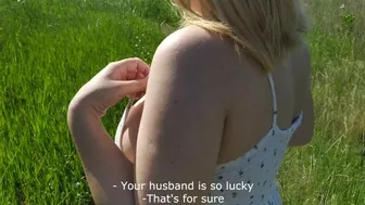 Public Agent hook up a married girl and creampie her pussy