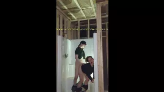 Heather Kane Fucks Doggystyle in Construction Site