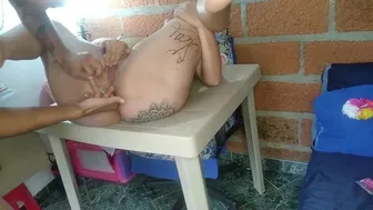 Colombian girl Paisa gets fucked without a condom in the ass and screams but enjoys it lizi_love
