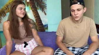 a game of truth or dare turned into sex between stepbrother and stepsister.