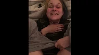 Fucking On My Roommates Bed While She’s In The Bathroom POV