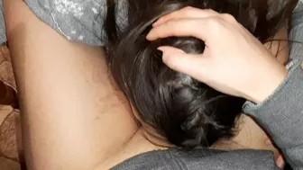 Страстный секс на кухне от первого лица