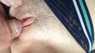 Close up fucking in a condom. Full sperm condom. :)