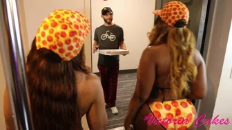 Pizza Sluts receives Special PIZZA DELIVERY