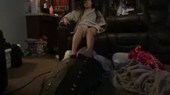 Netflix and chill (foot smothered)