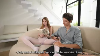 Naughty stepsister fuhtcked before her Tinder date and got cum on her face