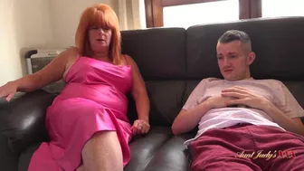 Aunt Judy's XXX - Busty Mature Redhead Melanie Seduces Her Friend's Step-Son