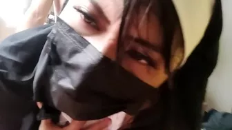 Recently graduated religious woman has slow sex with unknown athletic man