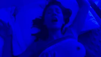 I have an unexpected visitor in my room, I end up with a cock inside me and milk on my tits