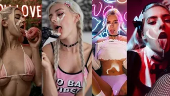 Blonde Skinny babe is the best partner for this cold season - Jizz Tribute