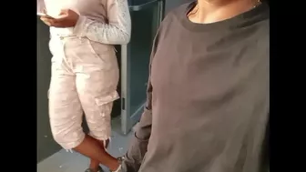 Freaky co-worker horny at work so I Fuck her in the restrooms