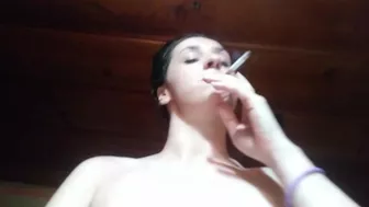 Smoking Jewels, Smoking Fetish, Smoking abd Riding, Dangling Hands Free