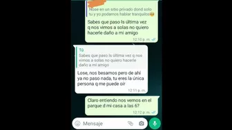 my friend's girlfriend writes me to tell me about her problems and turns her around- discreet sex