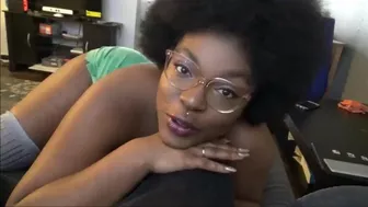 horny ebony girlfriend begs for cock