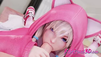 Gentle 3D Marie Rose with Big Nice Tits Fucked in Every Hole