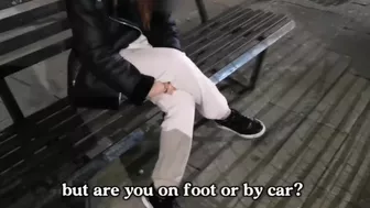 RAPPER girl stopped on the street agrees to fuck for MONEY/ dialogues ita/ sub eng