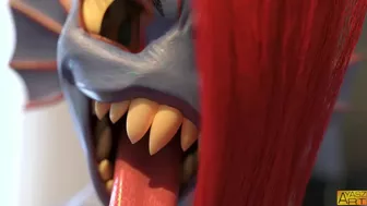 Deep Kissing - Undyne & D.va - Ayasz