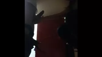 stranger fingering my dick under the table