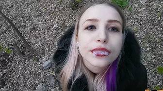 Random Blowjob To My StepBrother Dick In Real Public Area