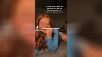 Teen's cute pussy on Instagram live