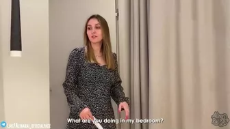 HOT Stepmom decided to help her Stepson finish. - Your cock has grown a lot since I met your father.