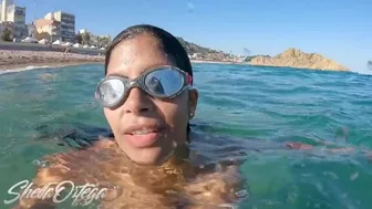 SEX ON THE BEACH, INSIDE WATER WITH A FAN - SHEILA ORTEGA