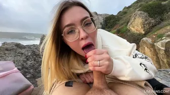 TWO GIRLS 18 Y.O love to take a DICK on vacation on the beach 