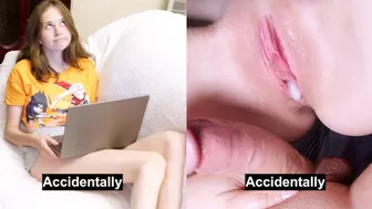 I accidentally scratched his car, and he accidentally came inside me.