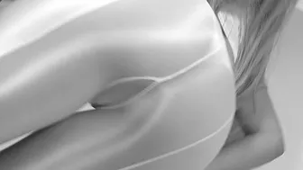 SEE THROUGH MY SHINY LEGGINGS AND FUCK ME FROM BEHIND (BLACK AND WHITE)